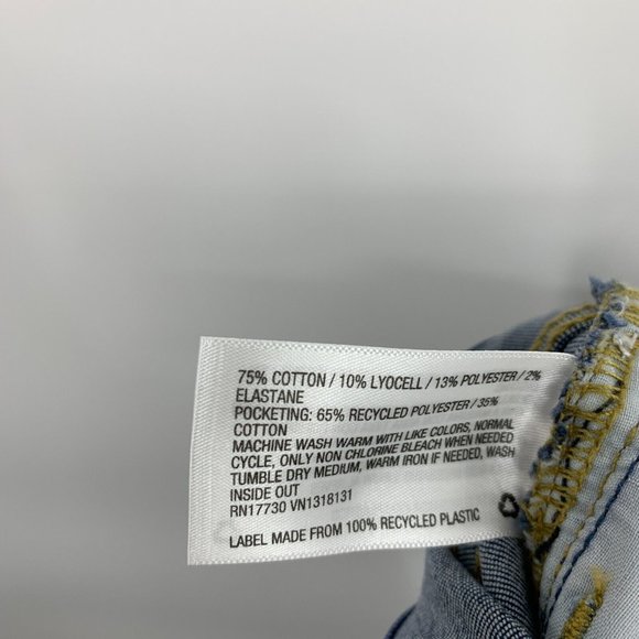 Cat & Jack Jeans Girls Size 12 Plus Jegging Blue Pull On Stretch Mid Rise NWT - Picture 8 of 8